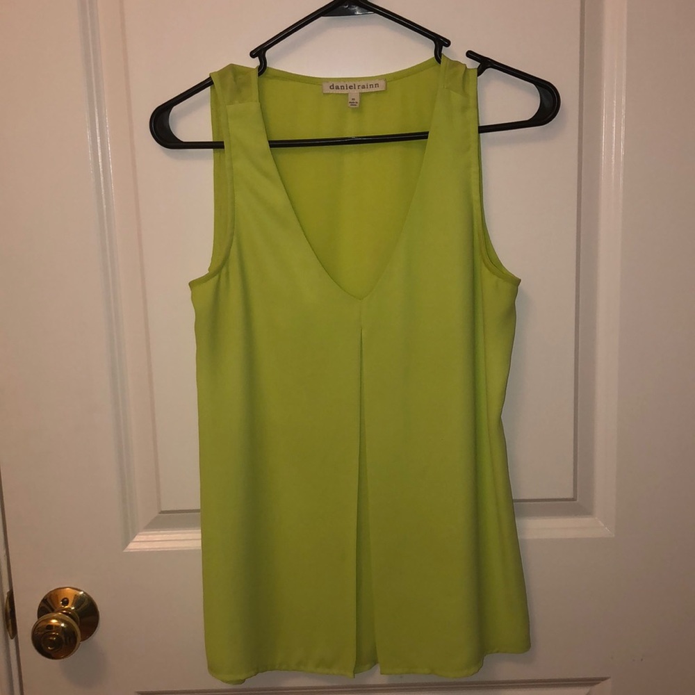 Lime green blouse